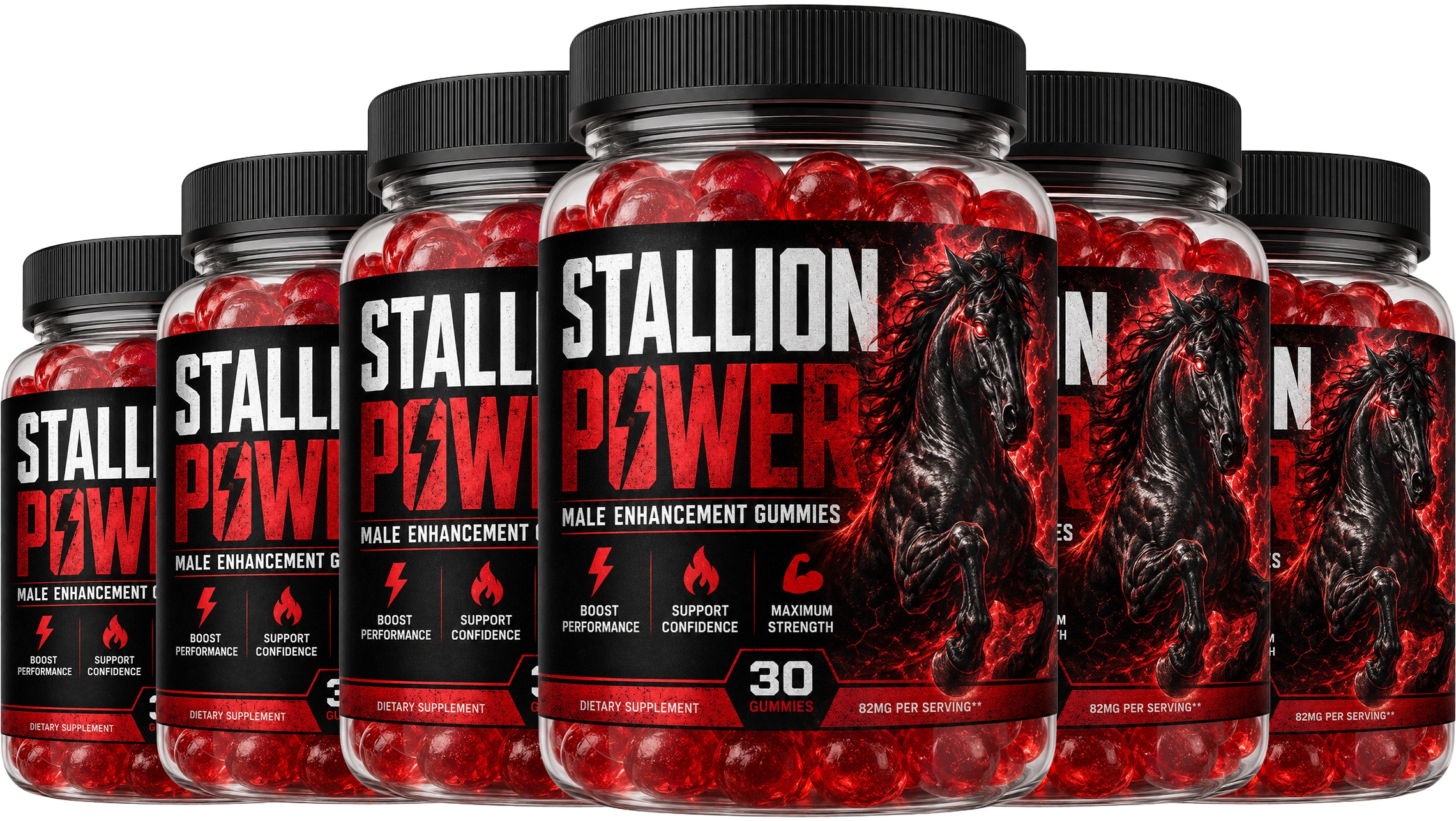 Stallion Power six bottles